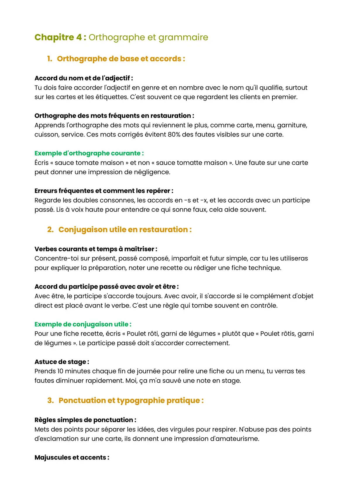 Example Fiche de Révision CAP PSR